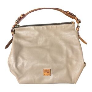Dooney & Bourke Tan Leather Hobo Bag